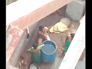 indian convenient generous going in bathe a exhaust